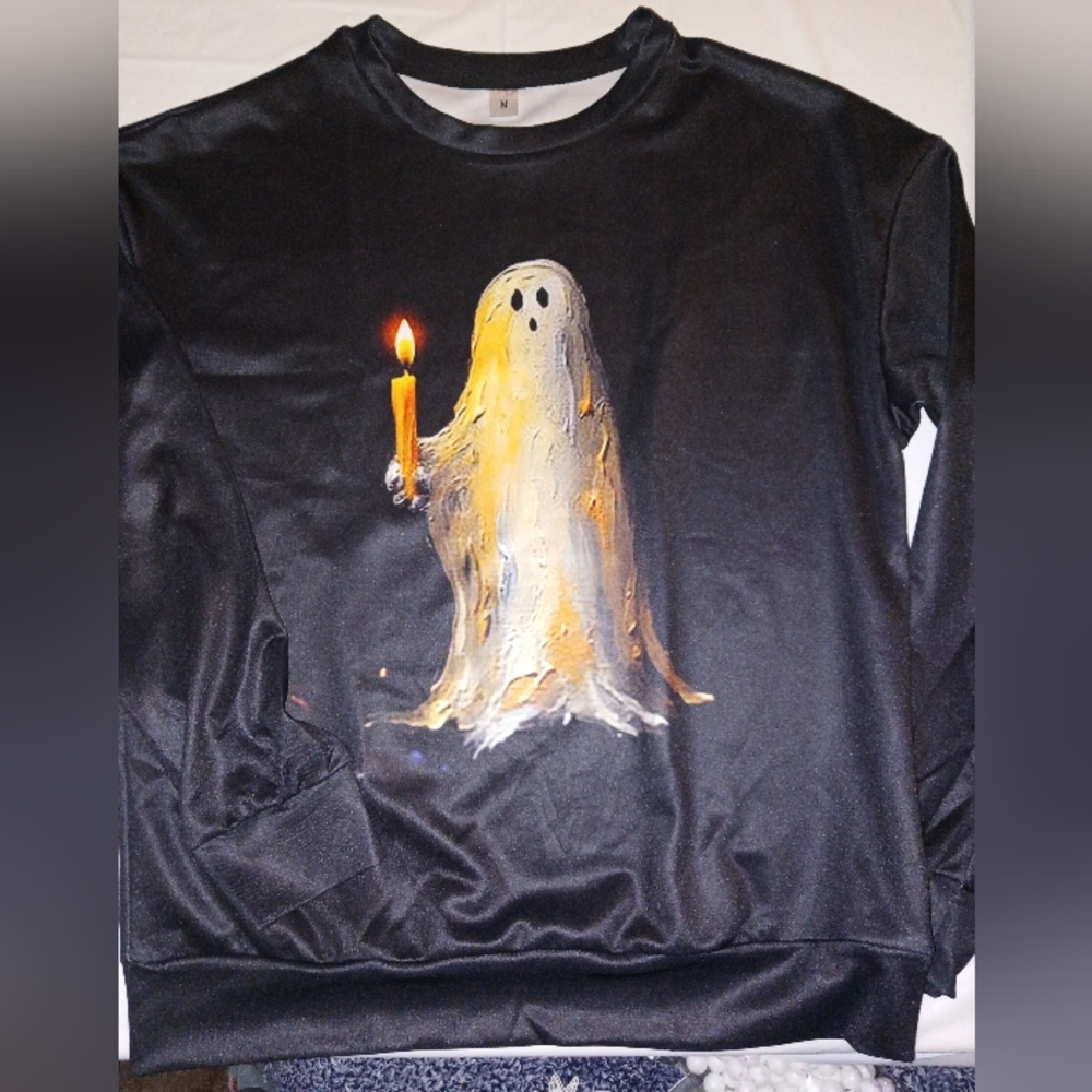 halloween Ghost print Sweater